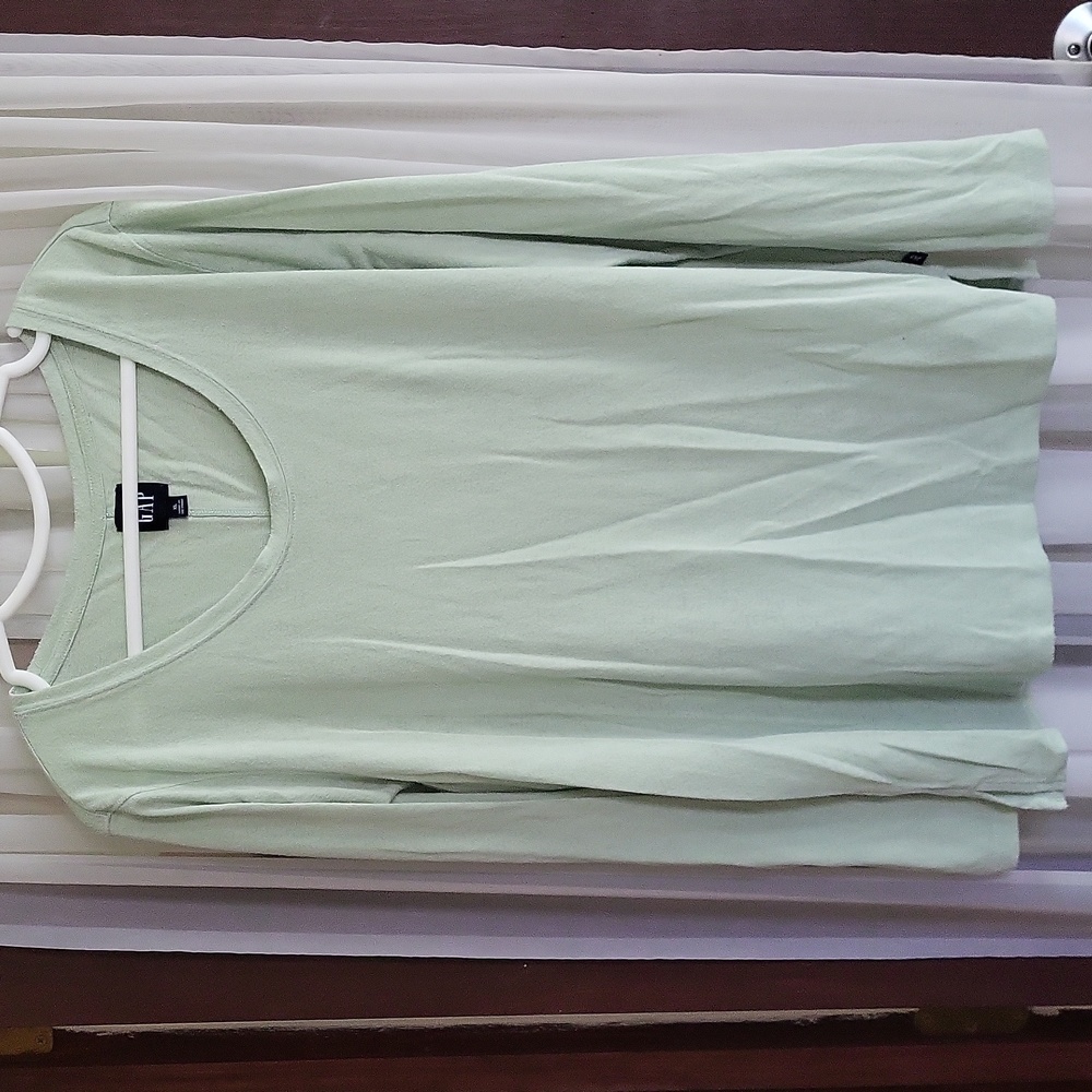 Women's XL Gap long sleeve green tee